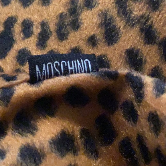 VTG. Moshchino Cheetah Faux Fur Skirt - Picture 8 of 9